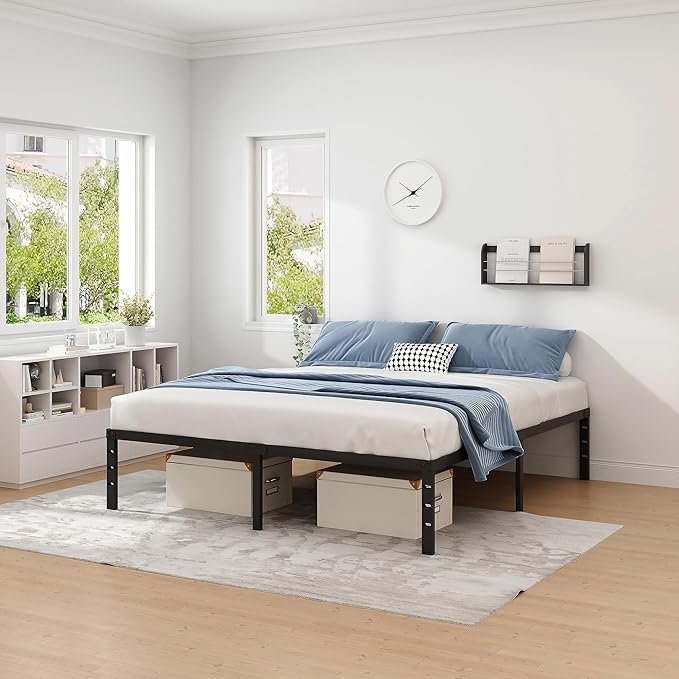 NEW JETO Metal Platform Bed Frame Review