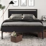 industrial bed frame, rustic bed frame, under bed storage bed, modern bedroom furniture, noise free bed frame