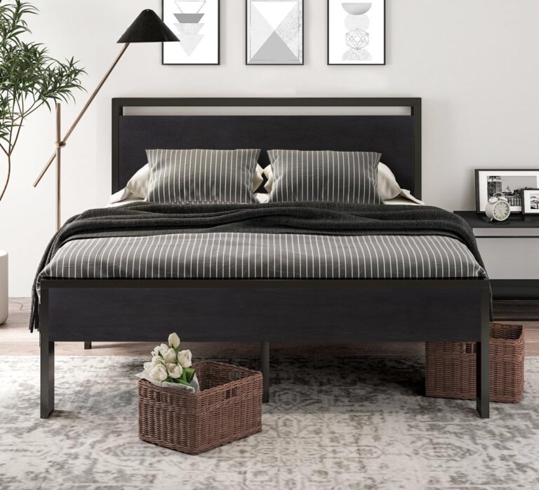 industrial bed frame, rustic bed frame, under bed storage bed, modern bedroom furniture, noise free bed frame