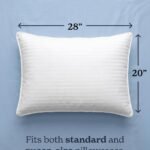 Beckham Hotel Collection Bed Pillows review Cotton Cover Close-Up